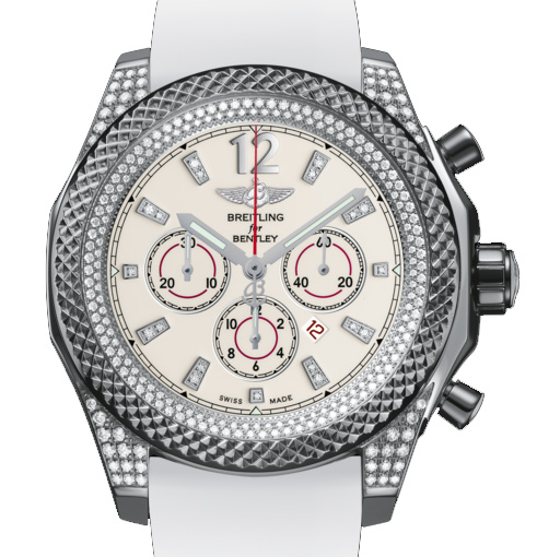 Breitling A41390AP / A754-218S-A18D.2 Bentley Barnato 42 Steel set with diamonds watches for men
